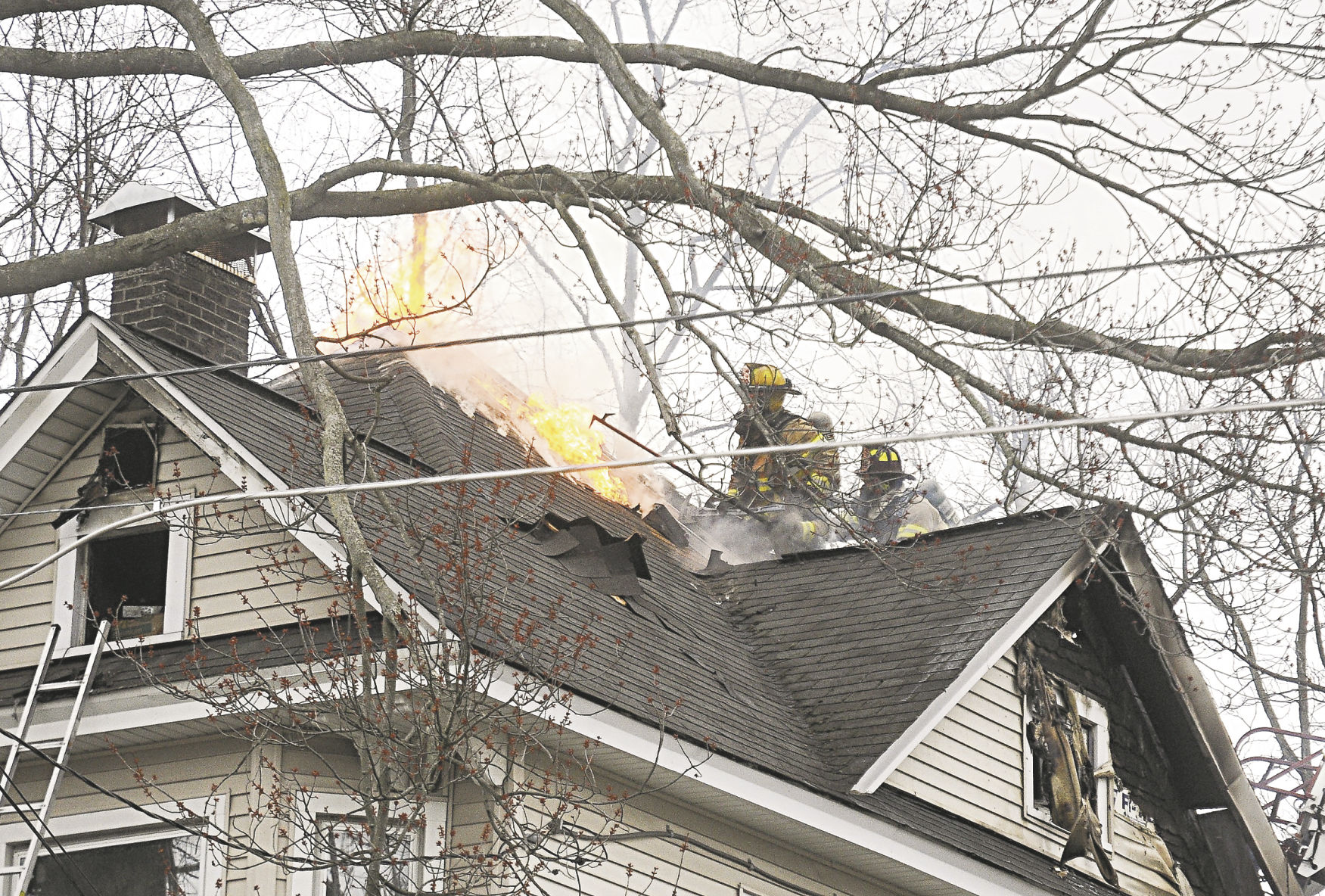 717 Baldwin St. fire